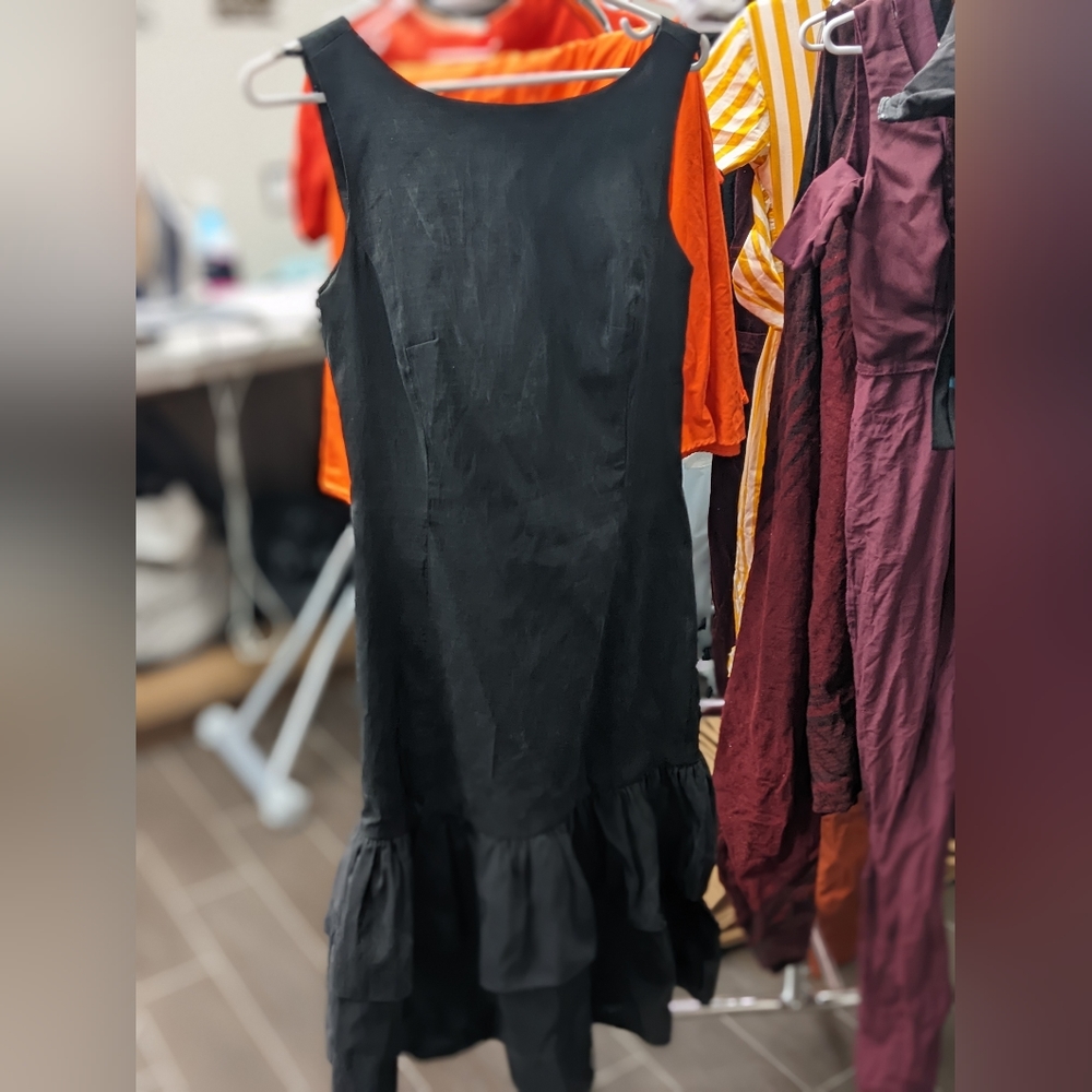 Isaac Mizrahi For Target Black Tiered Cocktail Dress | Size Small